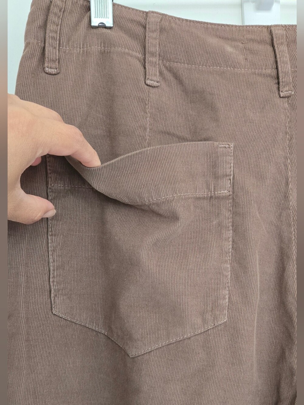 Velvet By GVera Cropped Wide-Leg Corduroy Pants Size 8 - Picture 10 of 13